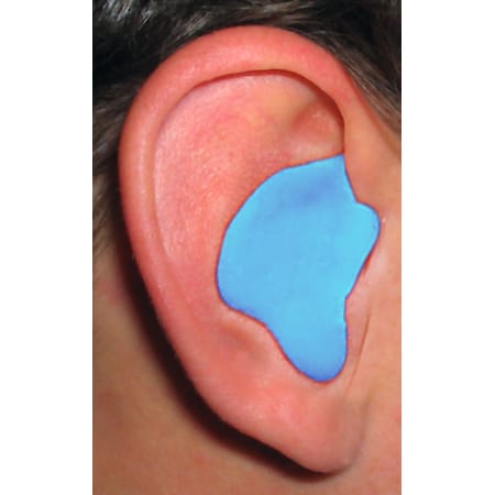 Radians CEP Reusable Silicone Molded Ear Plugs, Custom Fit Shape, 26 dB, Blue CEP001-B