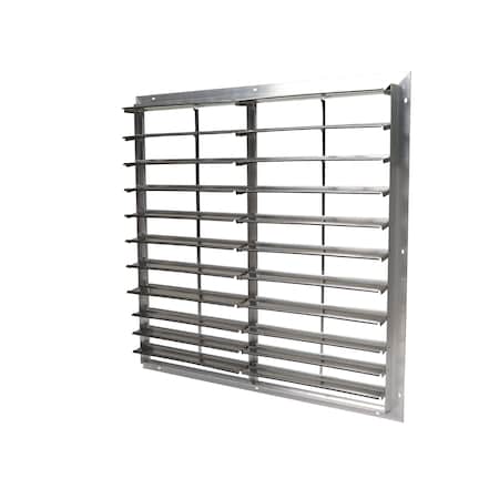 Tpi Commercial Exhaust Shutter, Air-Open/Gravity-Close, For 42" CE Fan CES-42