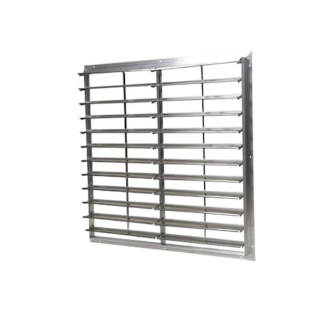 Tpi Commercial Exhaust Shutter, Air-Open/Gravity-Close, For 48" CE Fan CES-48