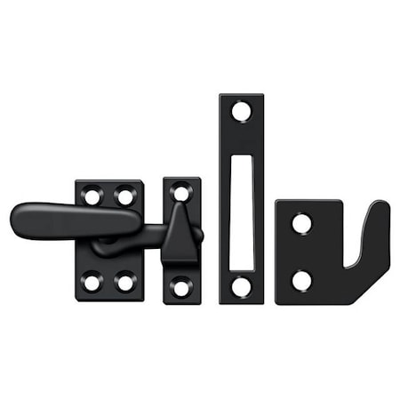 Deltana Window Lock, Casement Fastener, Small Black CF066U19