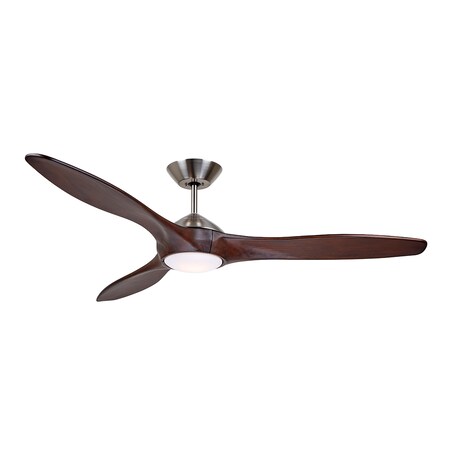Kathy Ireland Home Lindbergh Eco Ceiling Fan, 60", Brushed CF315CO60BS