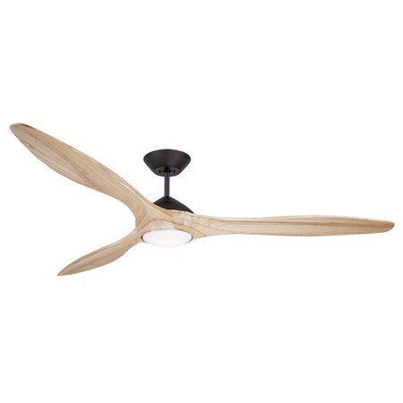 Kathy Ireland Home Lindbergh Eco Ceiling Fan, 72", Oil Rubb CF315NA72ORB
