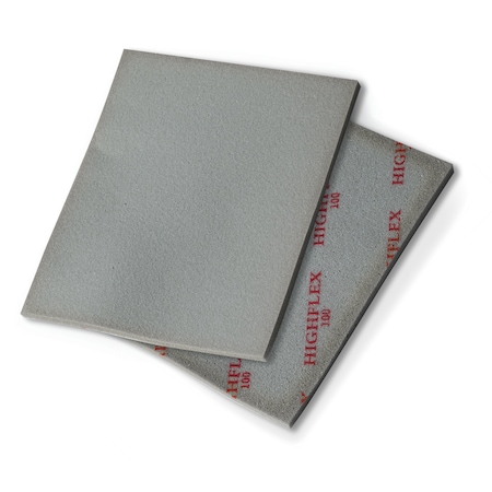 Cgw Camel Grinding Wheels Sanding Sponge, 5.5x4.5x3/16,100G 44827