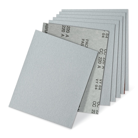 Cgw Abrasives Sanding Sheet, S13T, 9x11, 220G, A, Wt., AO 44854