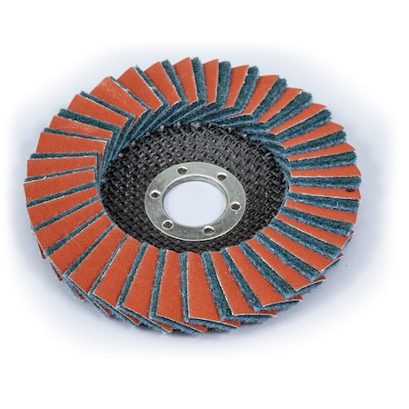 Cgw Abrasives Flap Disc, 4.5x5/8-11, MedT29 I/L Flap 49690