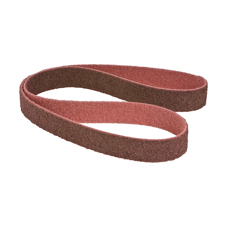 Cgw Abrasives Sanding Belt, 1/2" W, 18' L, Surface Conditioning, Medium, Maroon 59230