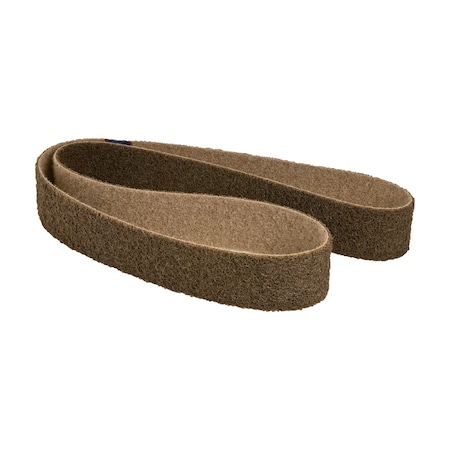 Cgw Abrasives Sanding Belt, 1/2" W, 18' L, Surface Conditioning, Coarse, Brown 59229