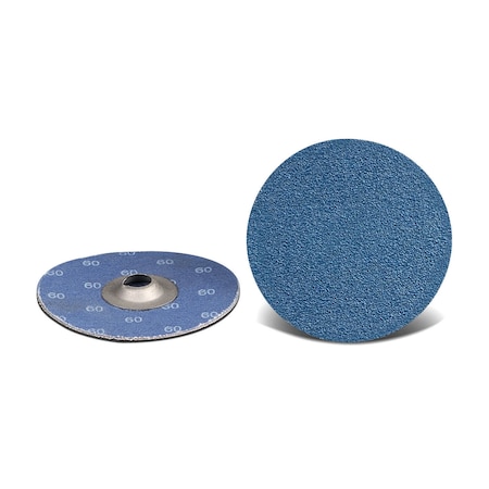 Cgw Abrasives Sanding Disc, 2 T/O, 2-PLY, ZA, 36G, 2" Dia, No Hole, Zirconia Aluminum Oxide, 36 Grit 59674