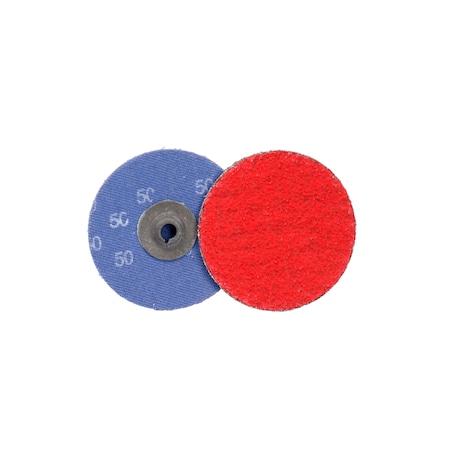 Cgw Abrasives Sanding Disc, 2 R/O, 2-PLY, C3, 60G, Cer, 2" Dia, No Hole, Ceramic, 60 Grit, Laminated Roll-On Disc Type 59914