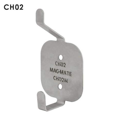 Mag-Mate Coat Hook Holder with 2 Hooks CH02