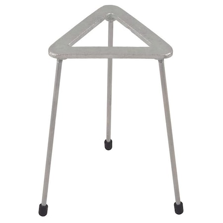 Eisco Scientific Zinc Plated Cast Iron Tripod Stand, 8.25" Tall, Top wide 4.75" CH0645A