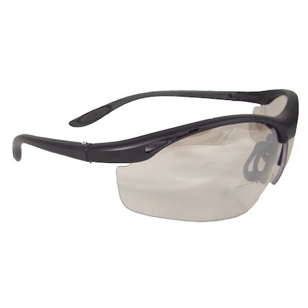 Radians Bifocal Safety Glasses, Black 2.5 Diopter, I/O Lens CH1-925
