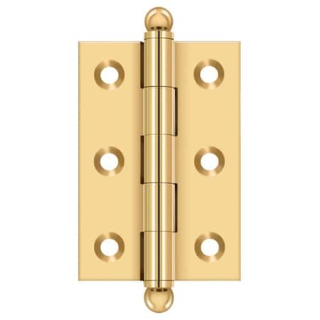 Deltana Lifetime Brass Door and Butt Hinge CH2517CR003