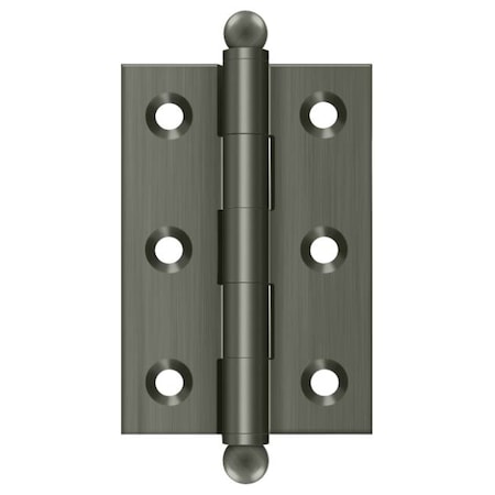 Deltana Antique Nickel Door and Butt Hinge CH2517U15A