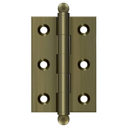 Deltana Antique Brass Door and Butt Hinge CH2517U5