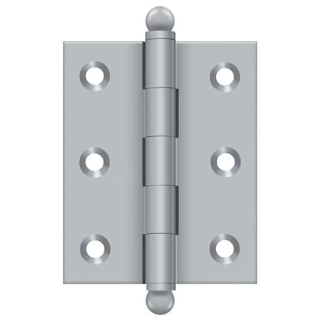 Deltana Satin Chrome Door and Butt Hinge CH2520U26D