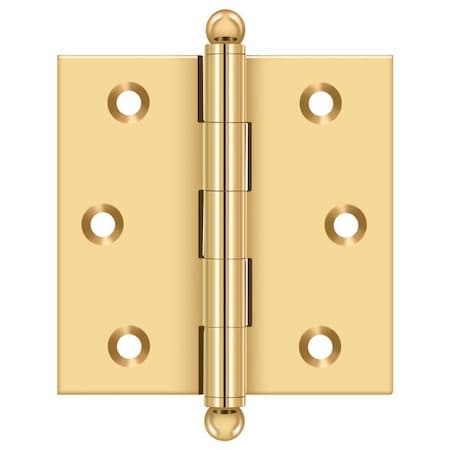 Deltana Lifetime Brass Door and Butt Hinge CH2525CR003