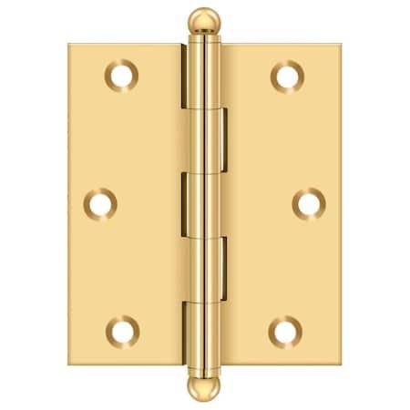 Deltana Lifetime Brass Door and Butt Hinge CH3025CR003