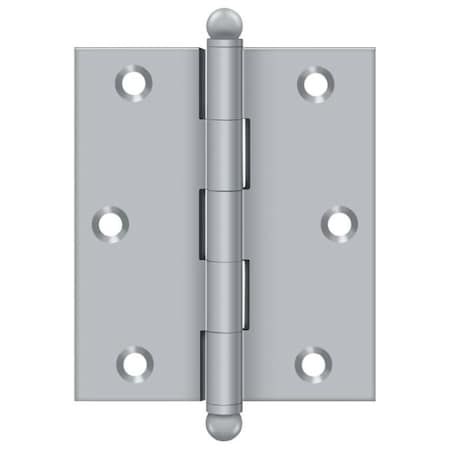 Deltana Satin Chrome Door and Butt Hinge CH3025U26D