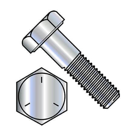 Zoro Select 1 1/8-7X7 1/2 Grade 5 Hex Head Cap Screw, Steel, PK 15 112120CH5O