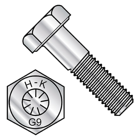 Zoro Select Grade 9, 5/16"-24 Hex Head Cap Screw, Ecoguard Steel, 1 in L, 1400 PK 3216CH9