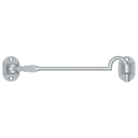 Deltana Cabin Hooks, British Style, 6" Satin Chrome CHB6U26D