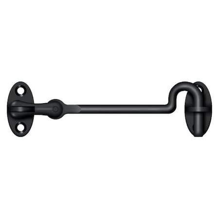 Deltana Cabin Swivel Hooks, 4" Black CHK4U19