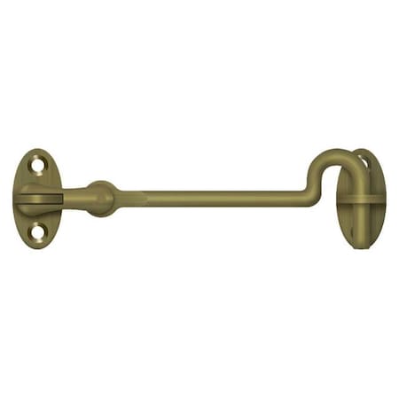 Deltana Cabin Swivel Hooks, 4" Antique Brass CHK4U5