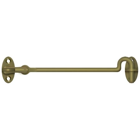 Deltana Cabin Swivel Hooks, 6" Antique Brass CHK6U5