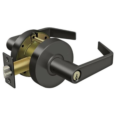 Deltana Commercial Entry Standard Gr2, Clarendon With Cyl Oil Rubbed Bronze CL500EVC-10B