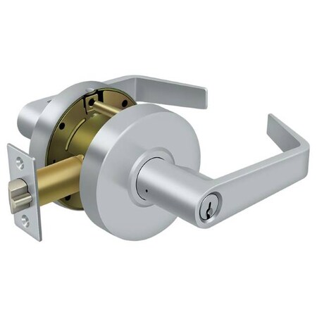 Deltana Commercial Entry Standard Gr2, Clarendon With Cyl Satin Chrome CL500EVC-26D