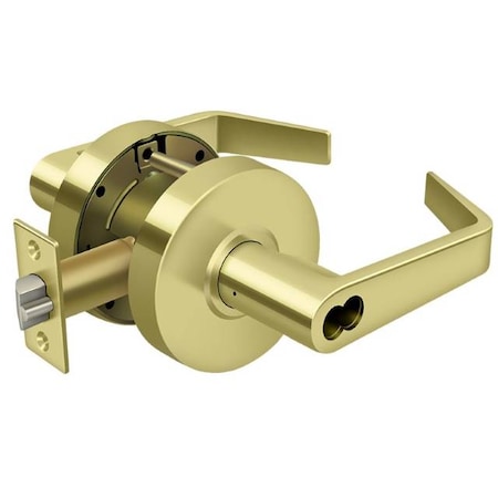 Deltana Commercial Classroom Ic Core Gr2, Clarendon Less Cyl Bright Brass CL509ECCNC-3