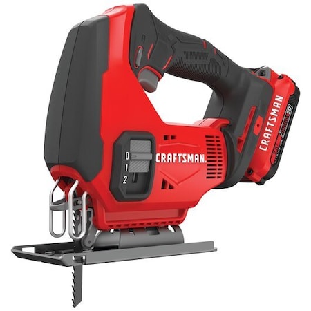 Craftsman V20 Cordless Jig Saw Kit (1 Battery) CMCS600D1