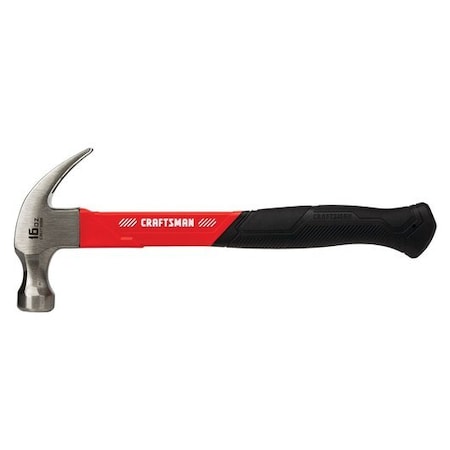 Craftsman Smoothed Face Steel Claw Hammer, 16oz CMHT51398