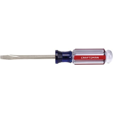 Craftsman Slotted Screwdriver, 1/4", 4 CMHT65014