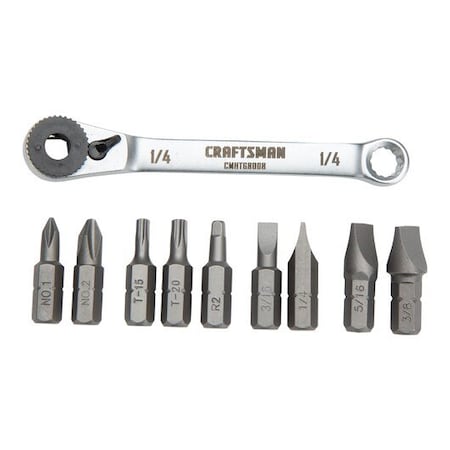 Craftsman Ratcheting Offset Multi-Bits Screwdriver CMHT68008