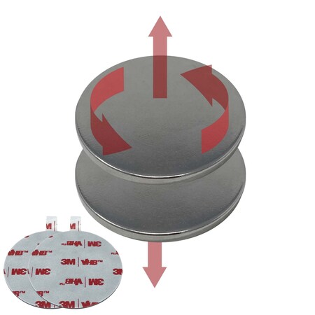 Mag-Mate Twst Latch Pair Smart Mag Rare Earth 180 CMP1012L18ADH