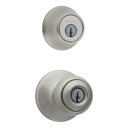 Kwikset Clear Pack Combo Polo ENTR SGL CYL DBOLT 96900-320
