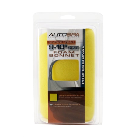 Carrand Autospa Foam 9-10" Polishing Bonnet, 4041 CRD40411AS