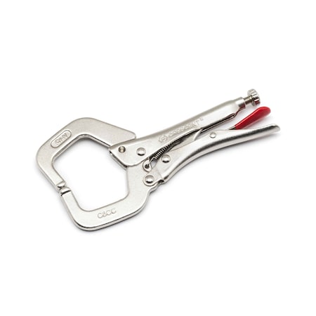 Crescent 6" Locking C-Clamp with Regular Tips C6CCVN