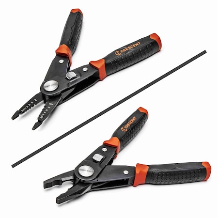 Crescent 2 in 1 Combo Dual Material Linesman's Pliers and Wire Stripper CCP8V