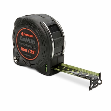 Crescent 1-1/4" x 10m/33' Shockforce Nite Eye G2 Tape Measure L1235CMEB-02