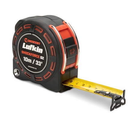 Crescent 1-1/4" x 10m/33' Shockforce G2 Tape Measure L1235CME-02