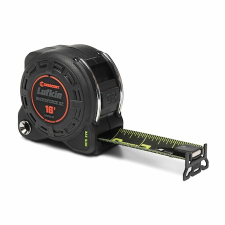 Crescent 1-1/4" x 16' Shockforce Nite Eye G2 Magnetic Tape Measure LM1216B-02