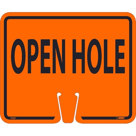 Nmc Safety Cone Open Hole Sign CS20