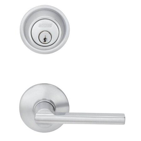 Schlage Commercial Satin Chrome Interconnected CS210FLAT626PLY CS210FLAT626PLY