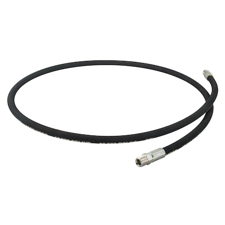 Bva Hydraulics HOSE HYD RUBBER 1/4"ID 6 FT 3/8"-18 NPTF ENDS, 10000PSI CS3814
