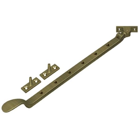 Deltana Colonial Casement Stay Adjuster Antique Brass 13" CSA13U5