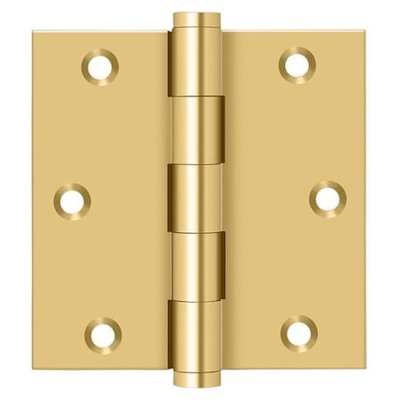 DELTANA Lifetime Brass Door and Butt Hinge CSB35-R