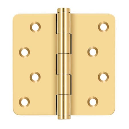 Deltana Lifetime Brass Door and Butt Hinge CSB44R4-RZ
